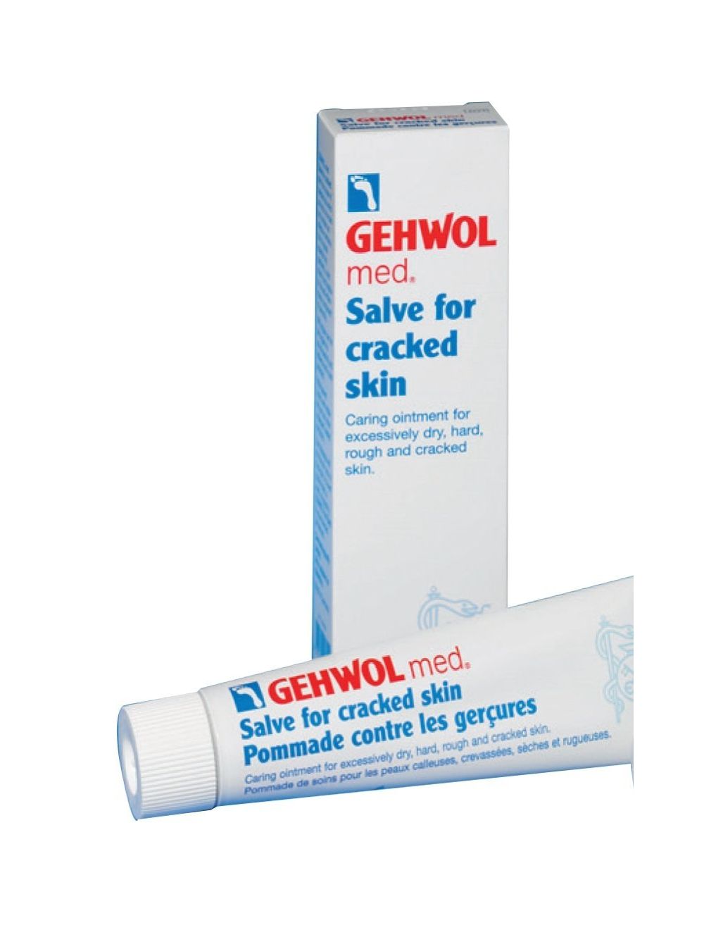 Gehwol Med® Salve for Cracked Skin Foot Cream for Treatment of Heavily Calloused Brittle and Rough Skin 125ml Tube Healthcare World