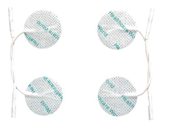 4 Round Tens Pads Self Adhesive Electrodes Healthcare World